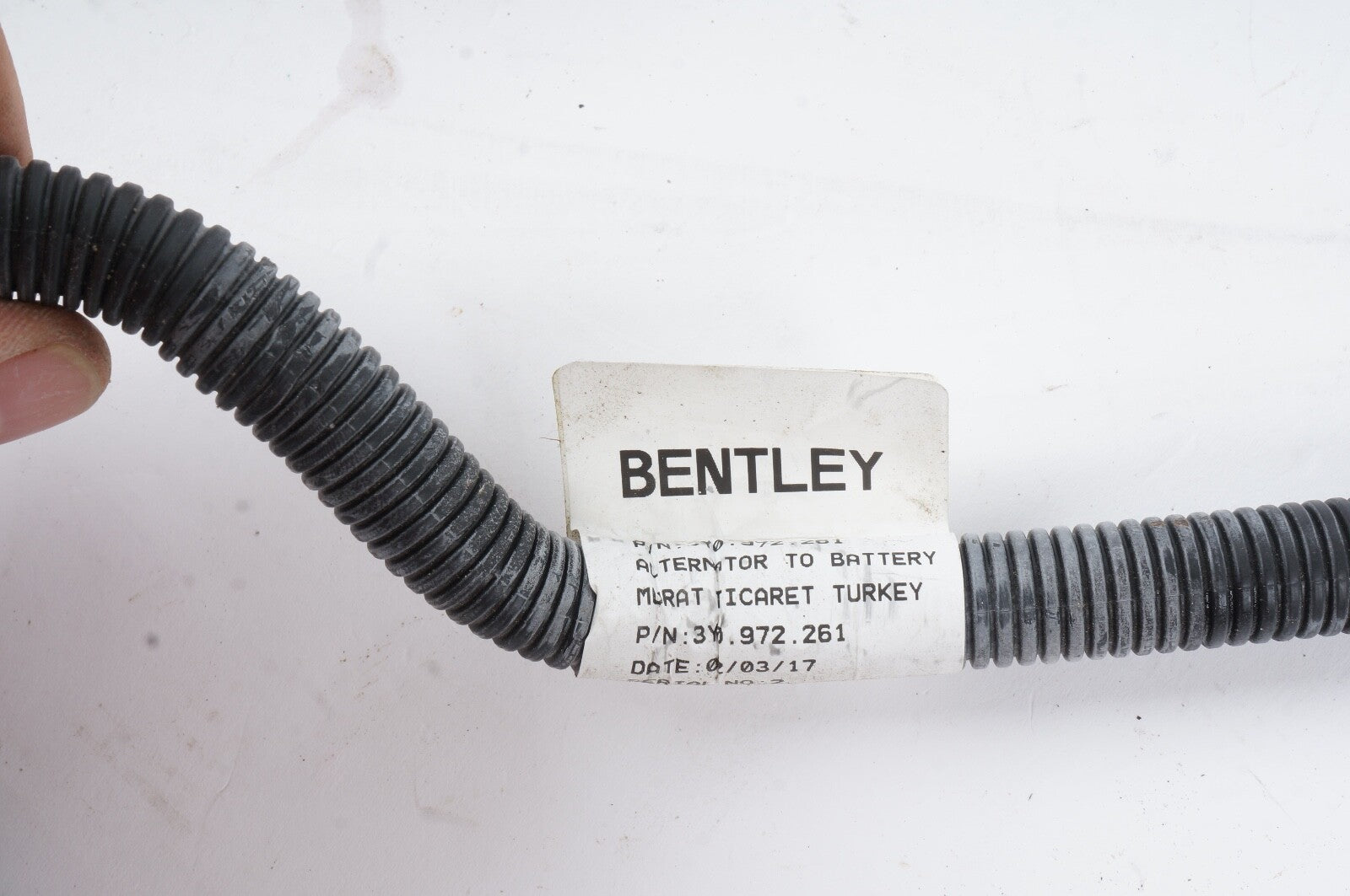 2010 - 2020 Bentley Mulsanne Alternator Wire Wiring Harness Cable