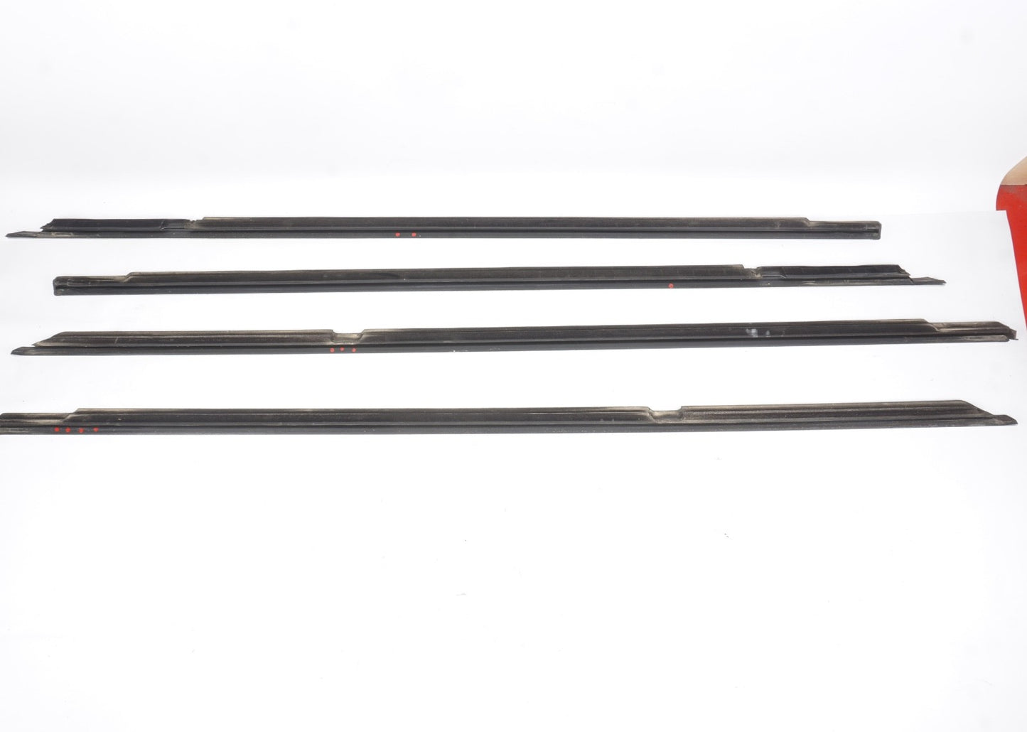 2011 - 2017 Audi A8L Long Door Window Belt Chrome Molding SET Of 4 OEM