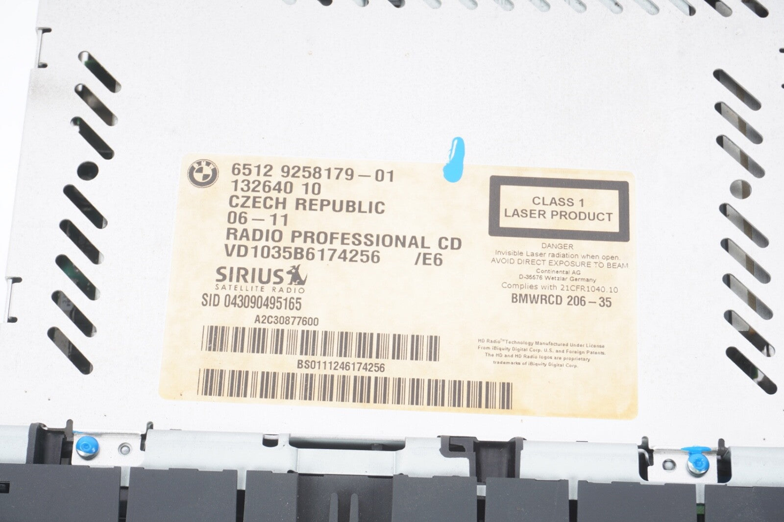 10-11 BMW 1 3 SERIES E82 E88 E90 E92 E93 PROFESSIONAL RADIO STEREO OEM 9243928