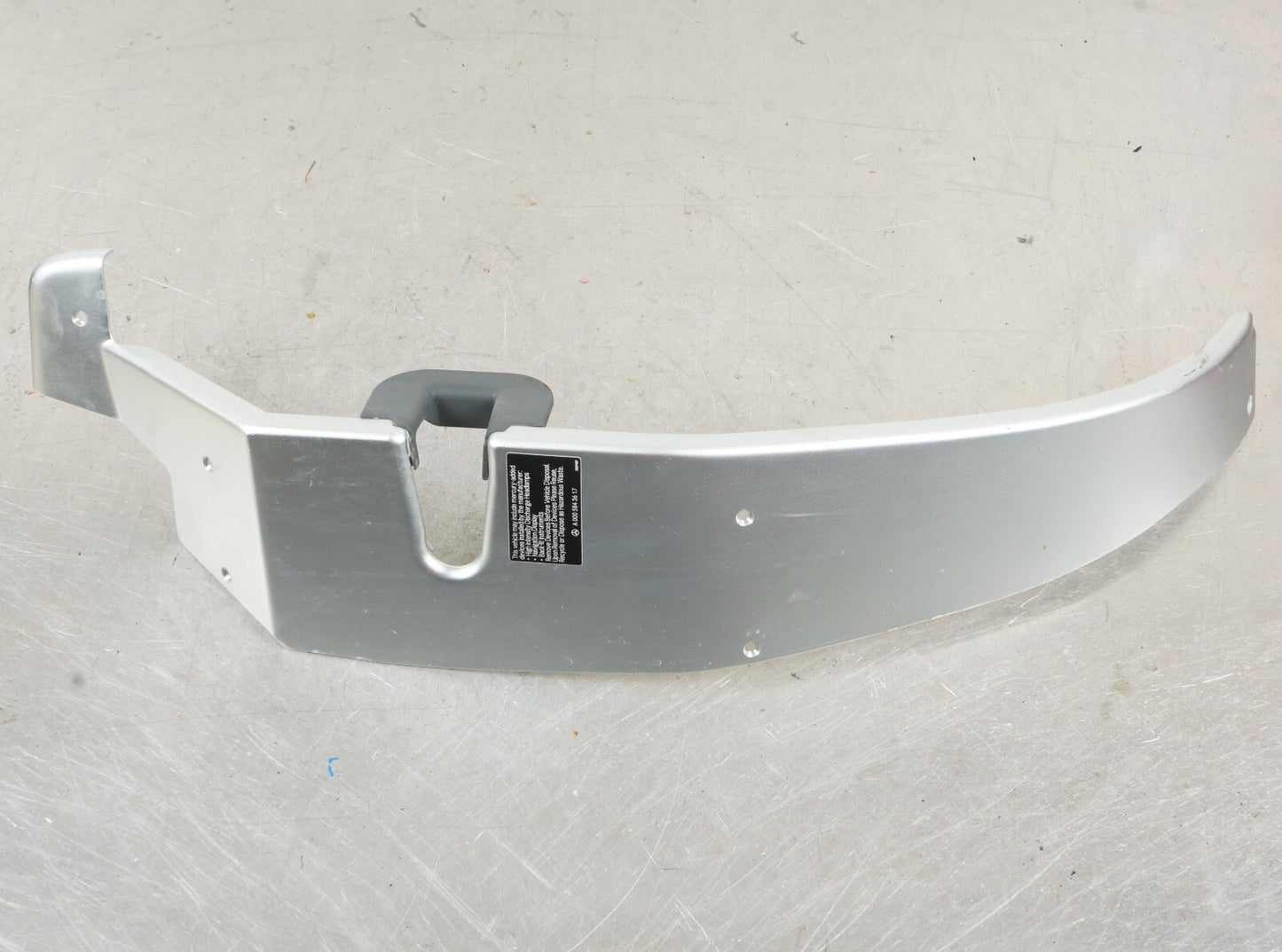2003-2008 MERCEDES SL500 LEFT DRIVER DOOR INNER TRIM COVER ALUMINUM OEM