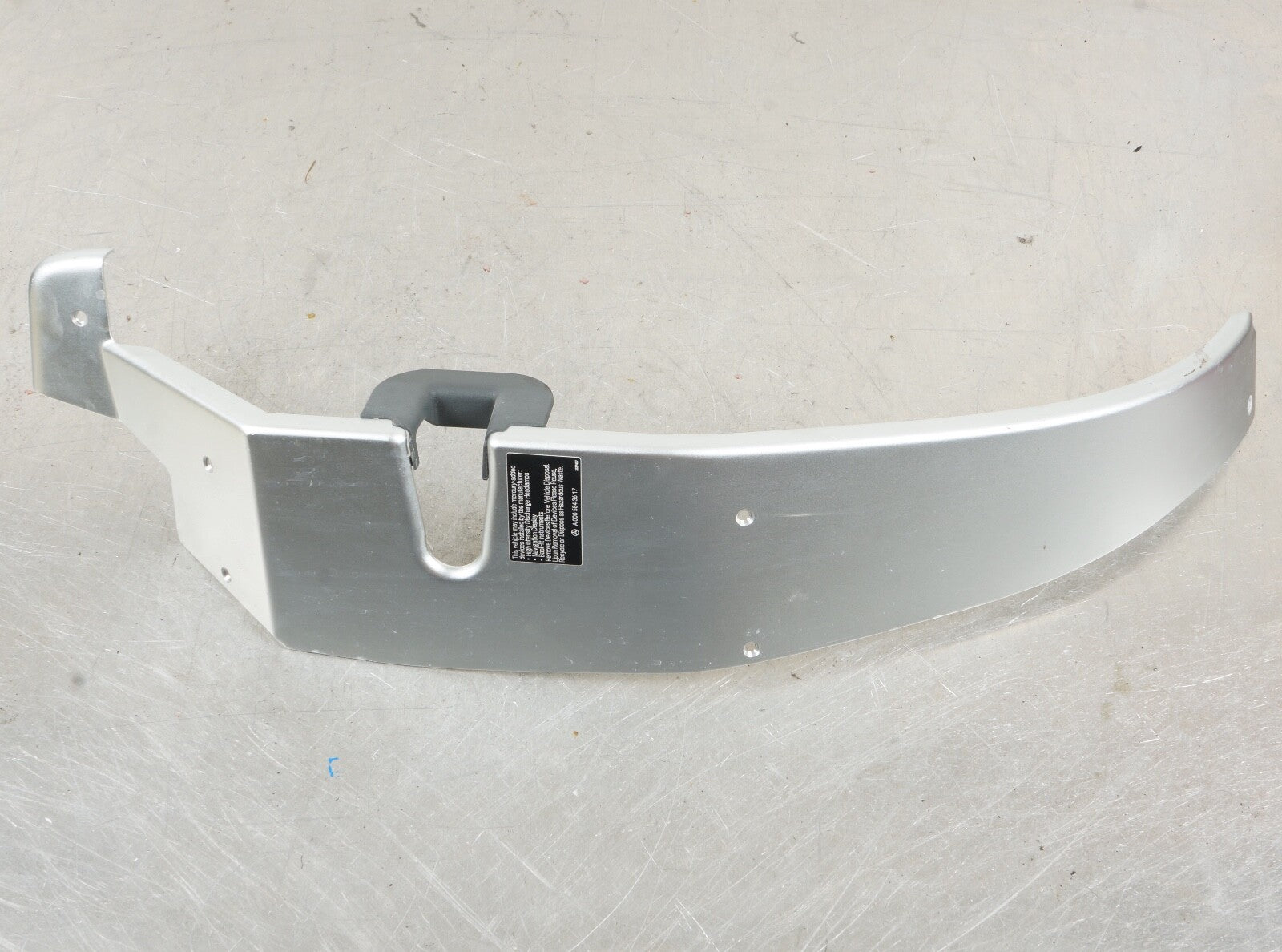 2003-2008 MERCEDES SL500 LEFT DRIVER DOOR INNER TRIM COVER ALUMINUM OEM
