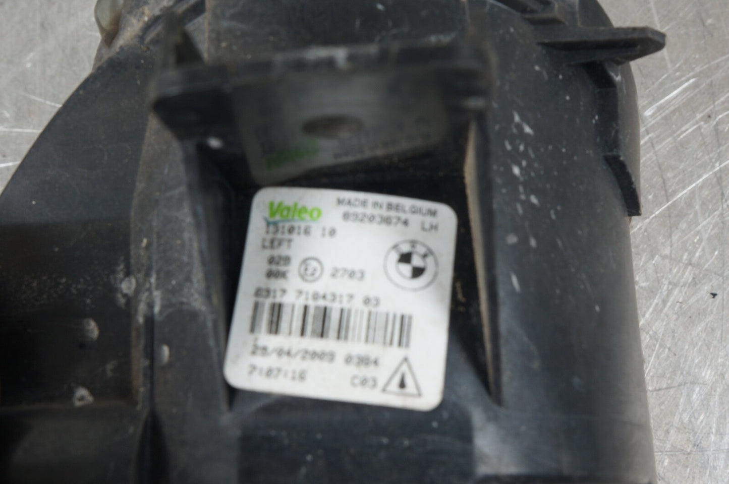 2007 2008 2009 2010 BMW X5 Left Driver Front Fog Light Lamp 89203674 OEM