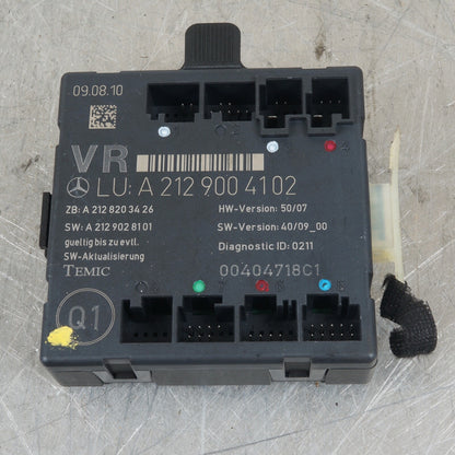 08-18 Mercedes X204 GLK350 C300 E350 Front Right Side Door Control Module
