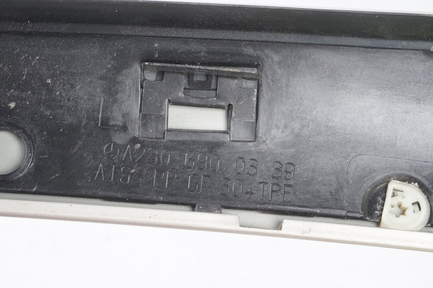 03-08 Mercedes R230 SL550 SL55 Front Left Windshield A Pillar Molding Cover OEM