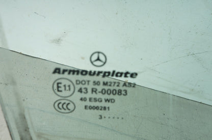 08-14 Mercedes C200 C250 C300 C350 Rear Right Passenger Side Door Window Glass