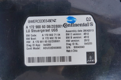 08-14 Mercedes W204 C250 C300 C350 Communication Control Module 1729001906  OEM