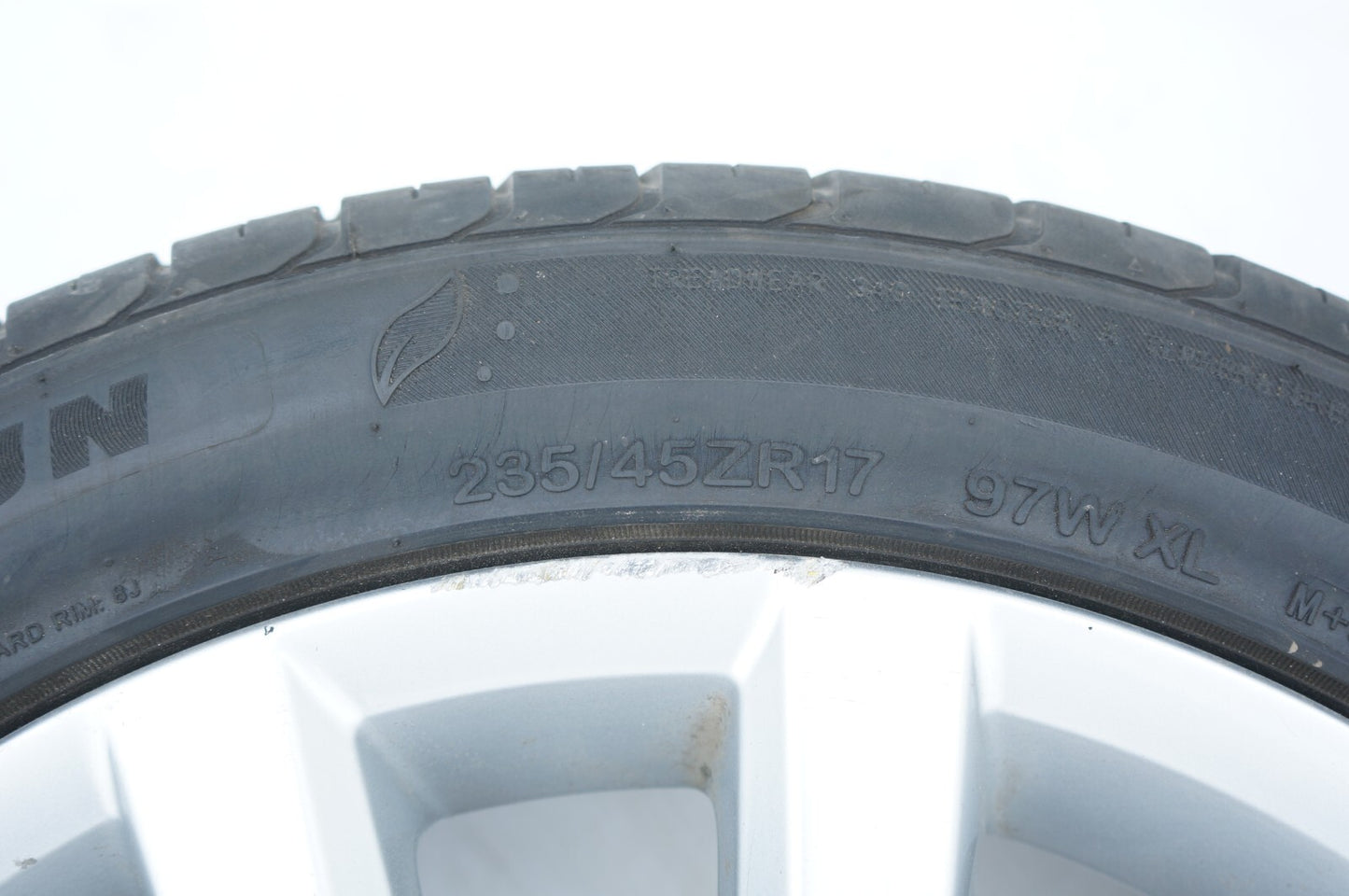 2012 - 2016 VOLKSWAGEN EOS ALLOY WHEEL RIM 7.5Jx17 & TIRE 235/45ZR17 SETOEM