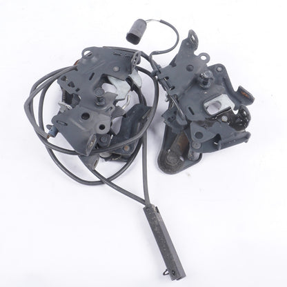 OEM BMW F12 650i 12-18 Left Right Lower Hood Lock Latch Catch w/Cable Handle