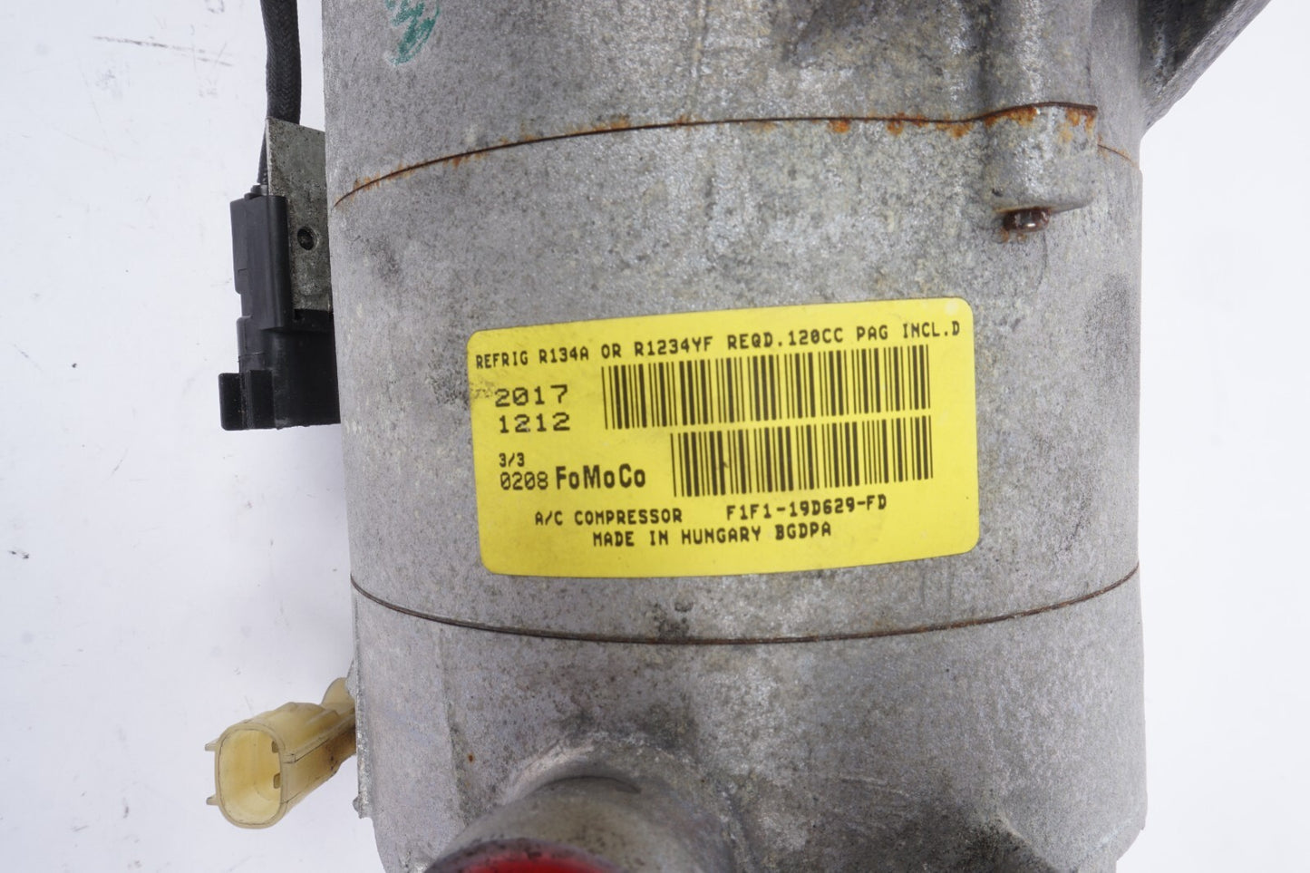 2016 - 2018 Ford Focus 1.0l Turbo Ac Compressor OEM