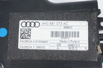 11-17 AUDI A8 A8L S8 FRONT LEFT DRIVER SEAT AIR PUMP 4H0881073AC OEM
