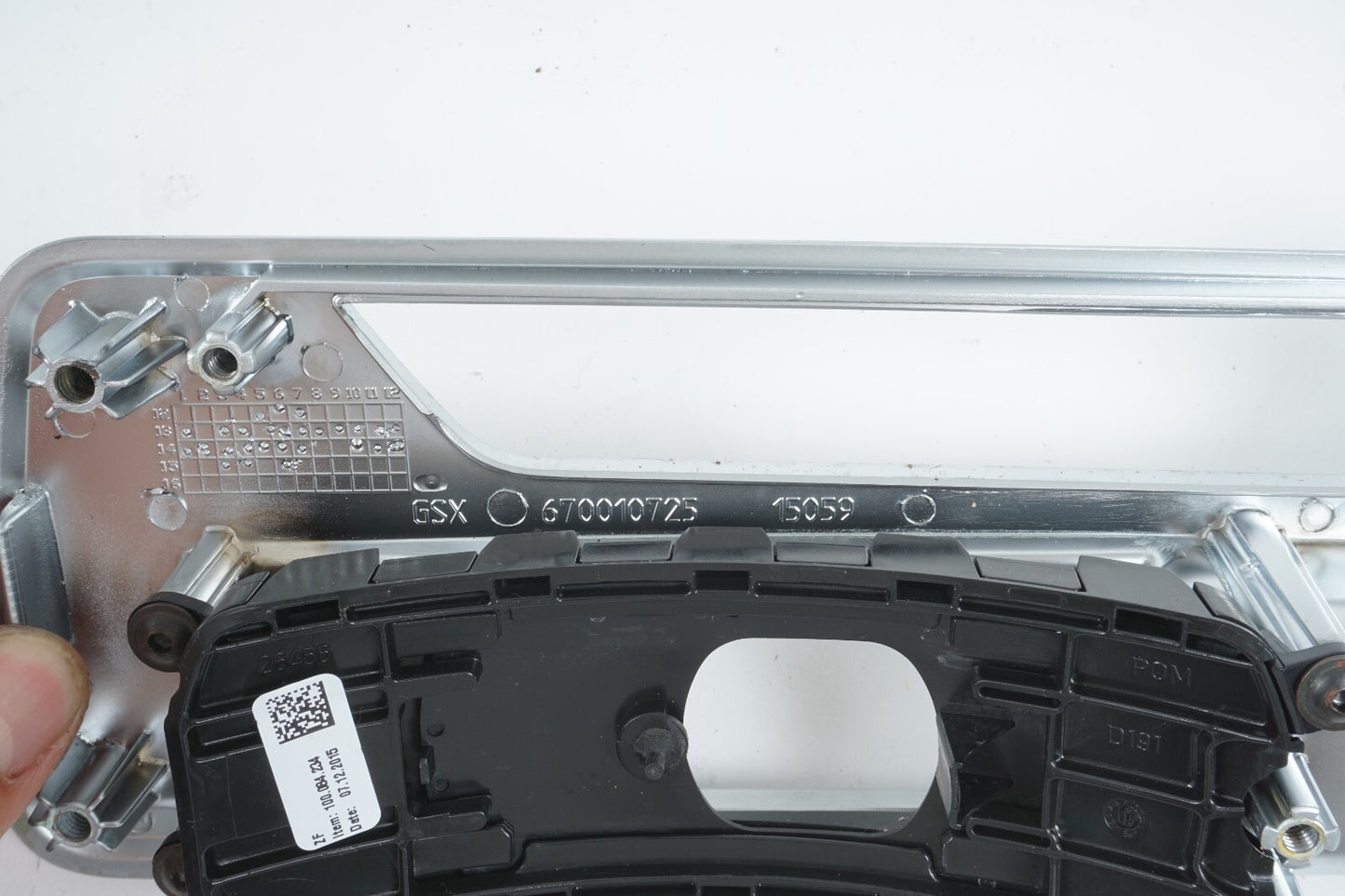 14 - 20 MASERATI QUATTROPORTE CENTER CONSOLE SHIFTER BRAKE BEZEL TRIM PANEL OEM