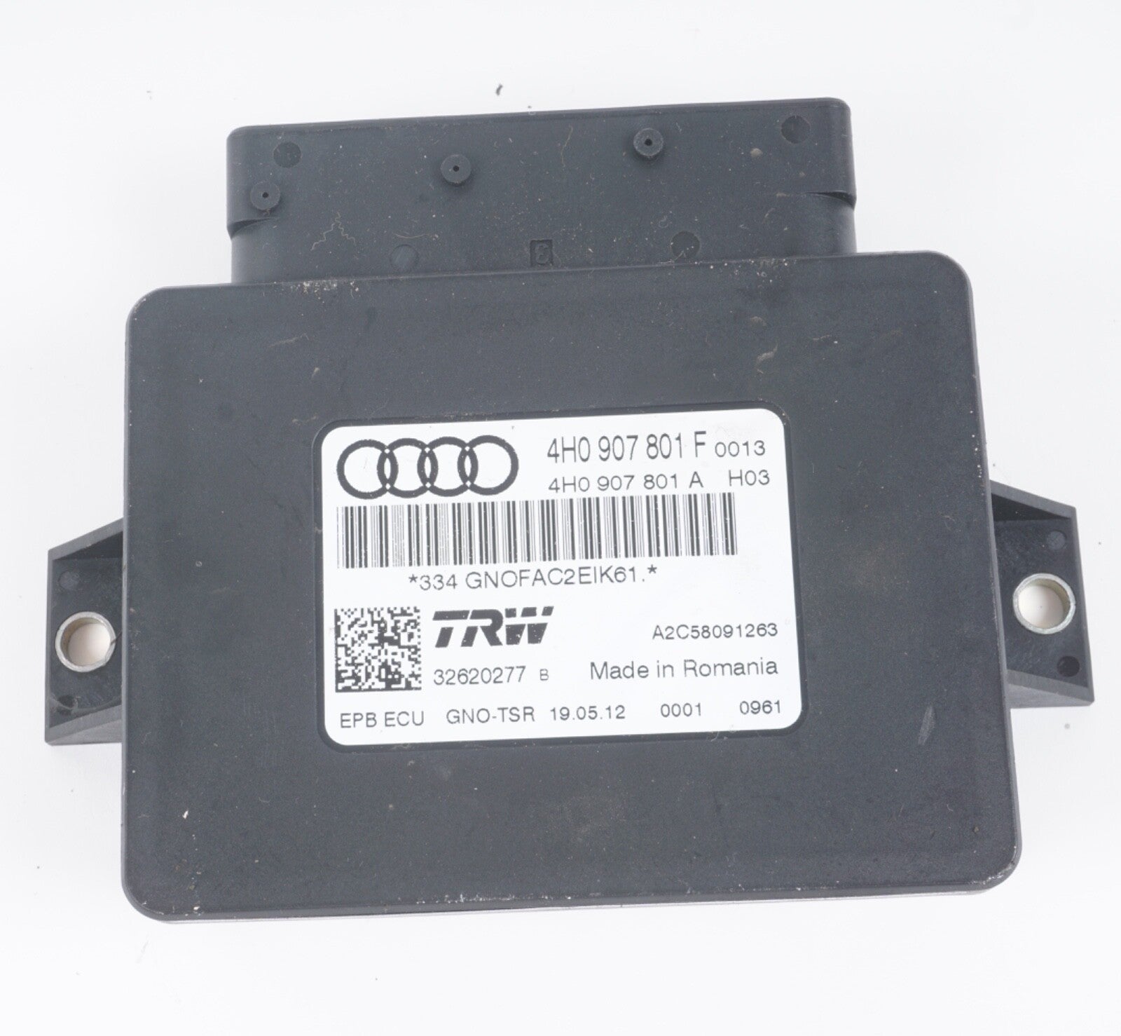 AUDI PORSCHE PARKING BRAKE CONTROL MODULE COMPUTER 4H0907801F