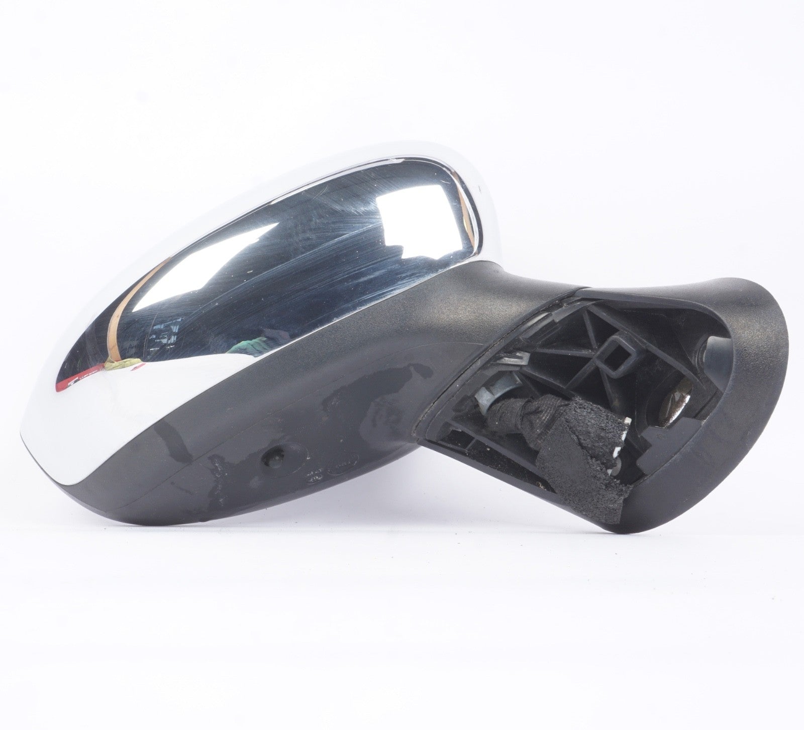 2012-2017 Fiat 500 Right Passenger Side View Mirror Used OEM CHROME