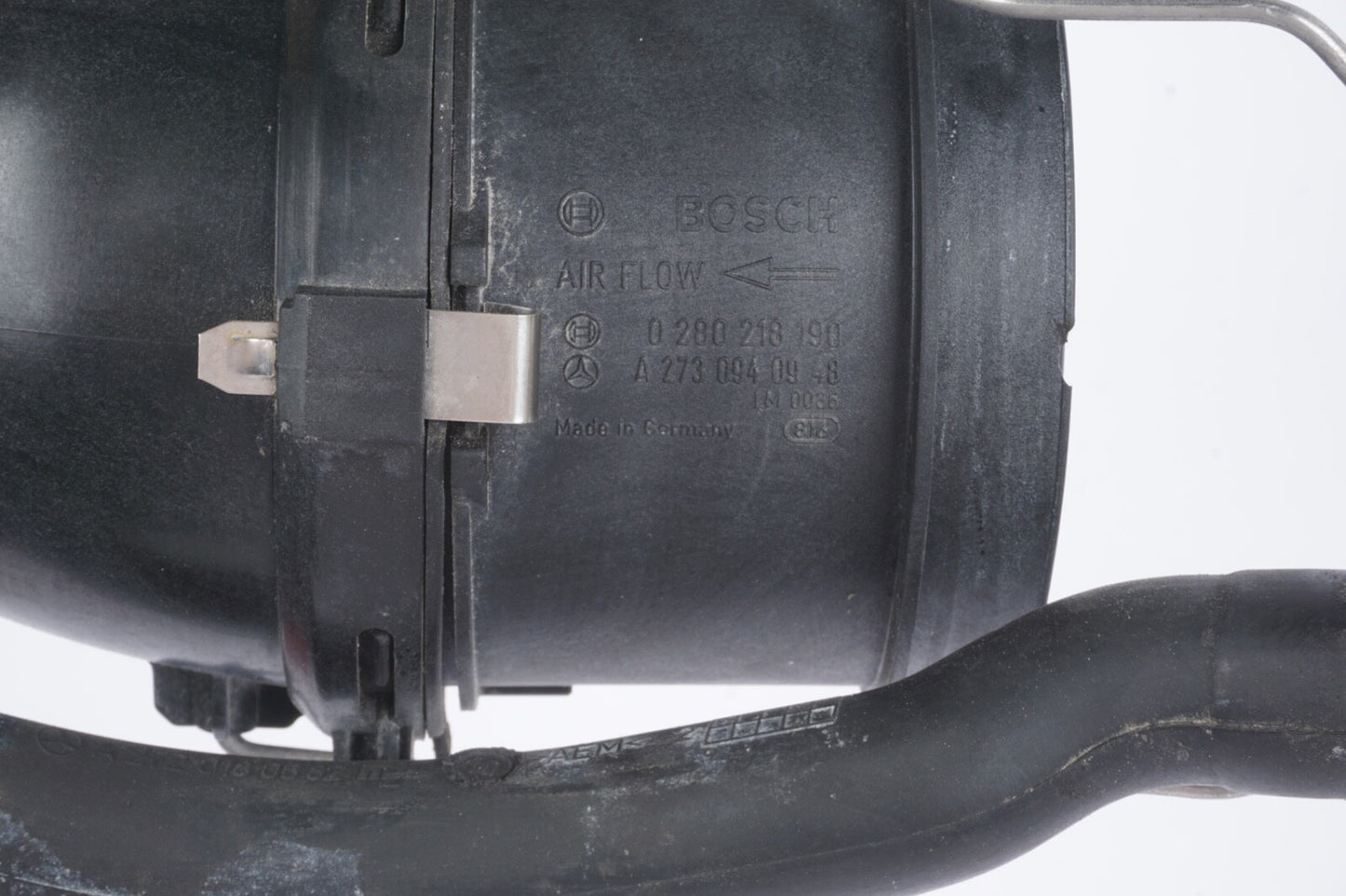 10-13 Mercedes E350 Air Intake Manifold Duct Hose Oem