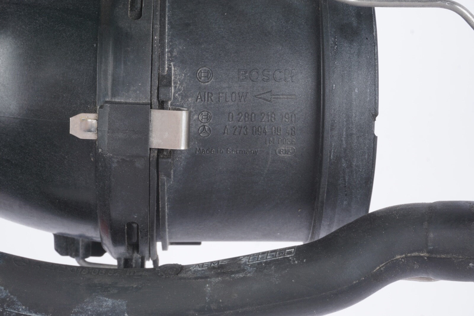 10-13 Mercedes E350 Air Intake Manifold Duct Hose Oem