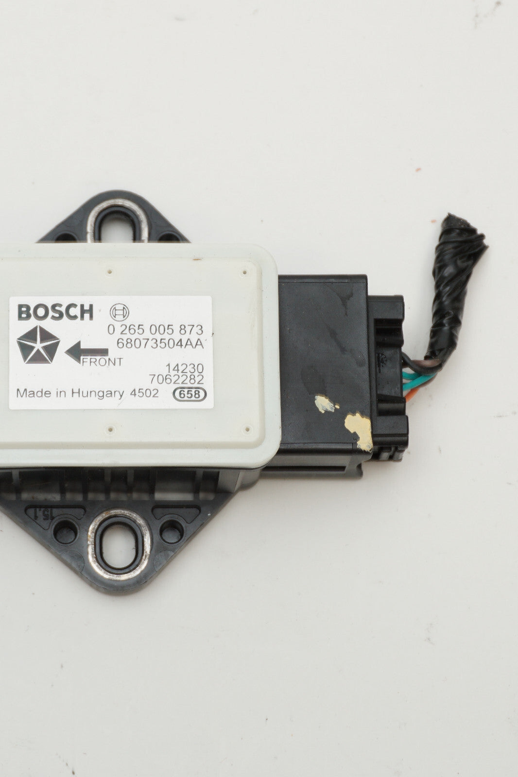 2012 - 2017 FIAT 500 YAW TURN RATE SENSOR MODULE UNIT BOSCH 68073504AA OEM