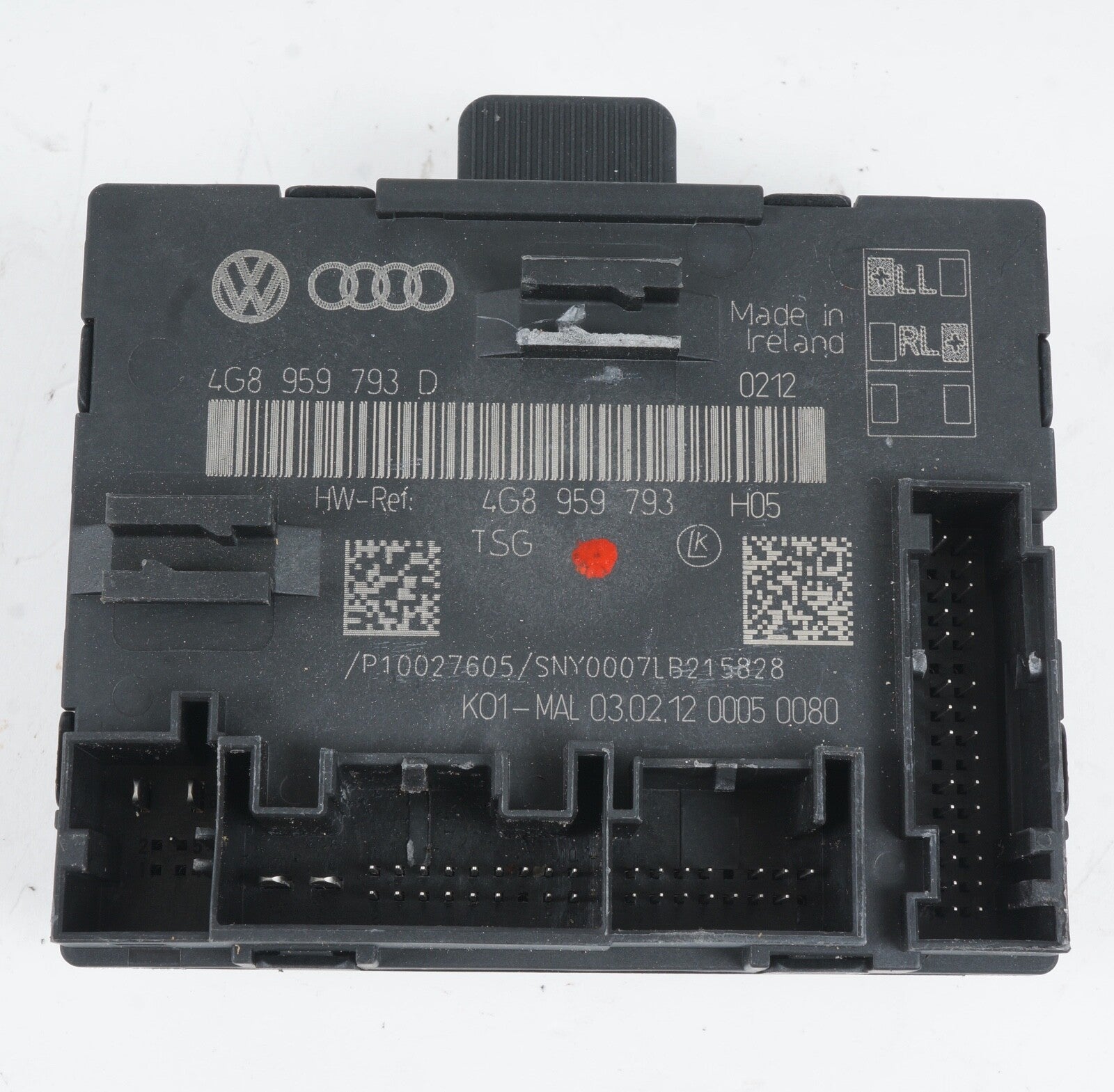 2012-2017 Fits Audi A6 S6 A7 Front Door Control Module Unit Left Side 4G8959793