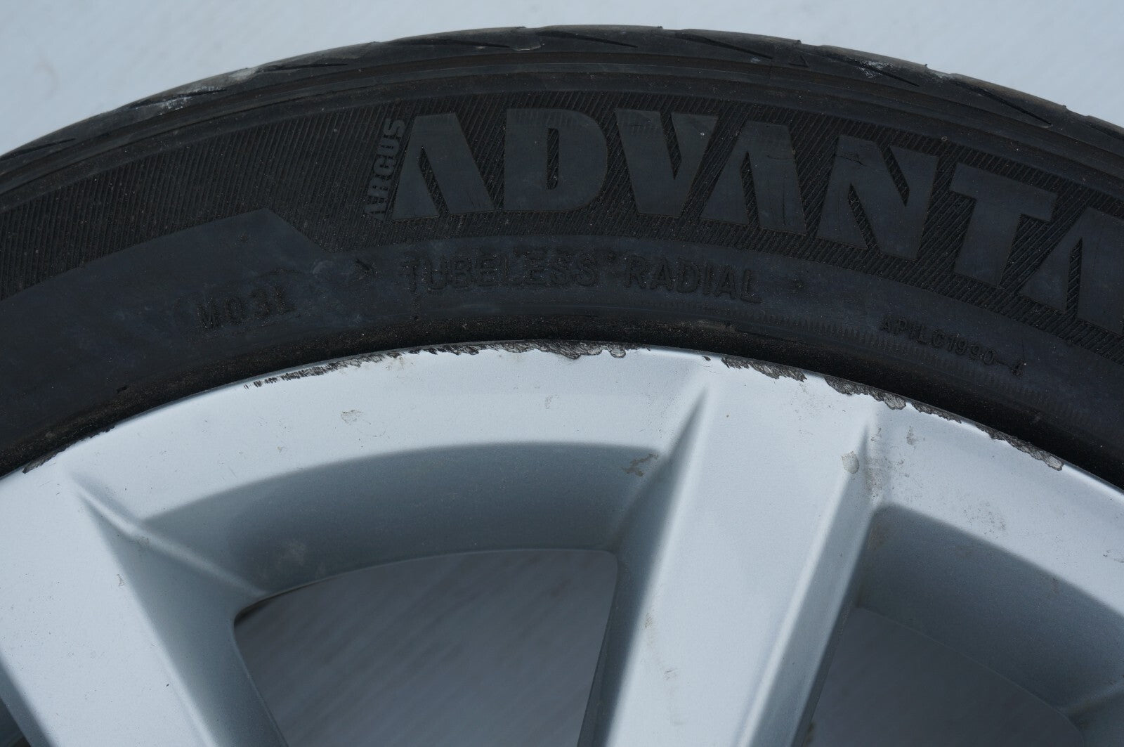 2012 - 2016 VOLKSWAGEN EOS ALLOY WHEEL RIM 7.5Jx17 & TIRE 235/45ZR17 SETOEM