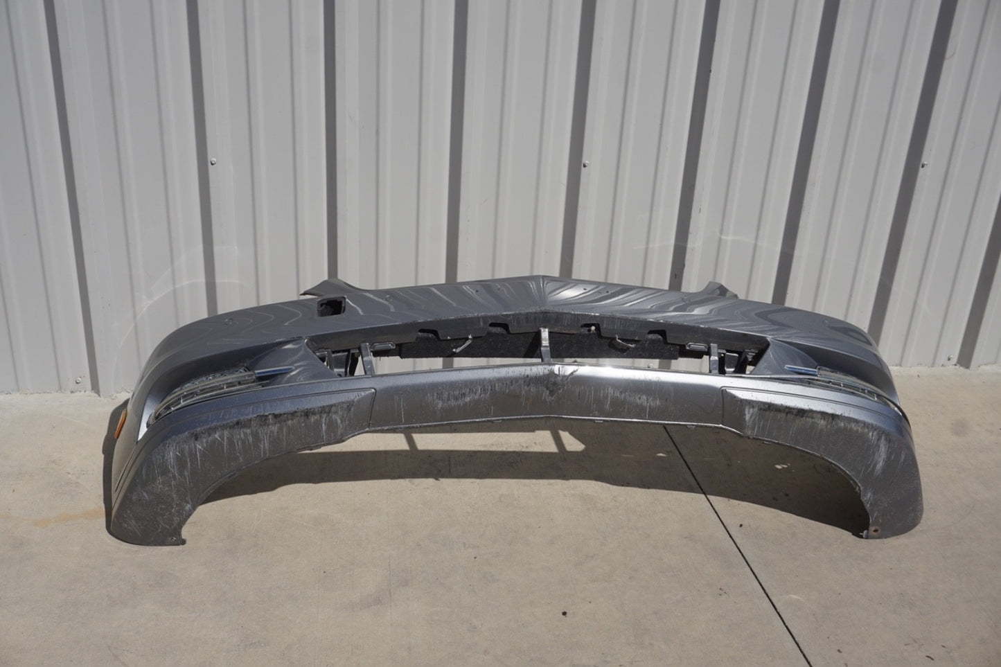 10-13 Mercedes W221 S550 S400 Base Front Bumper Cover Assembly Gray OEM