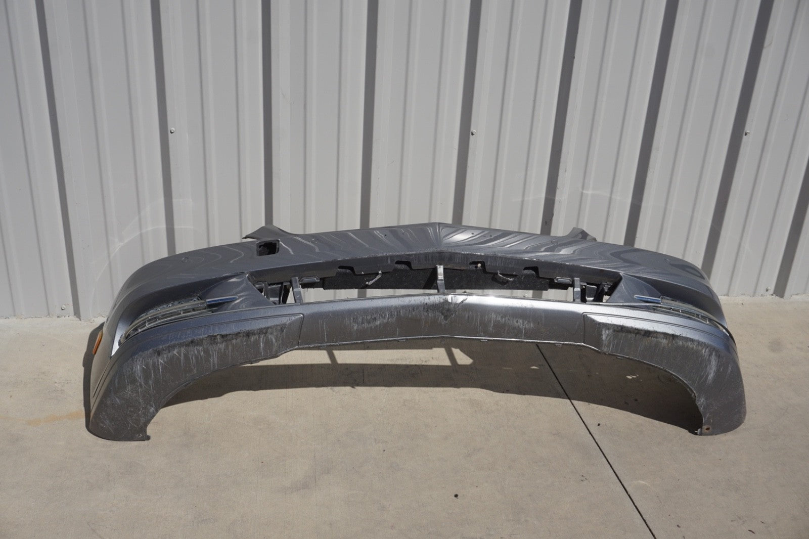 10-13 Mercedes W221 S550 S400 Base Front Bumper Cover Assembly Gray OEM