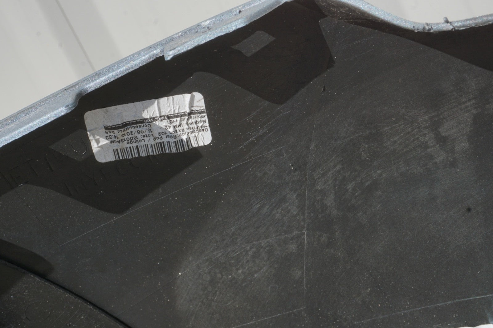 2012-2015 FIAT 500 POP 2 DOOR REAR BUMPER NO SHIPPING LOCAL PICKUP ONLY OEM*