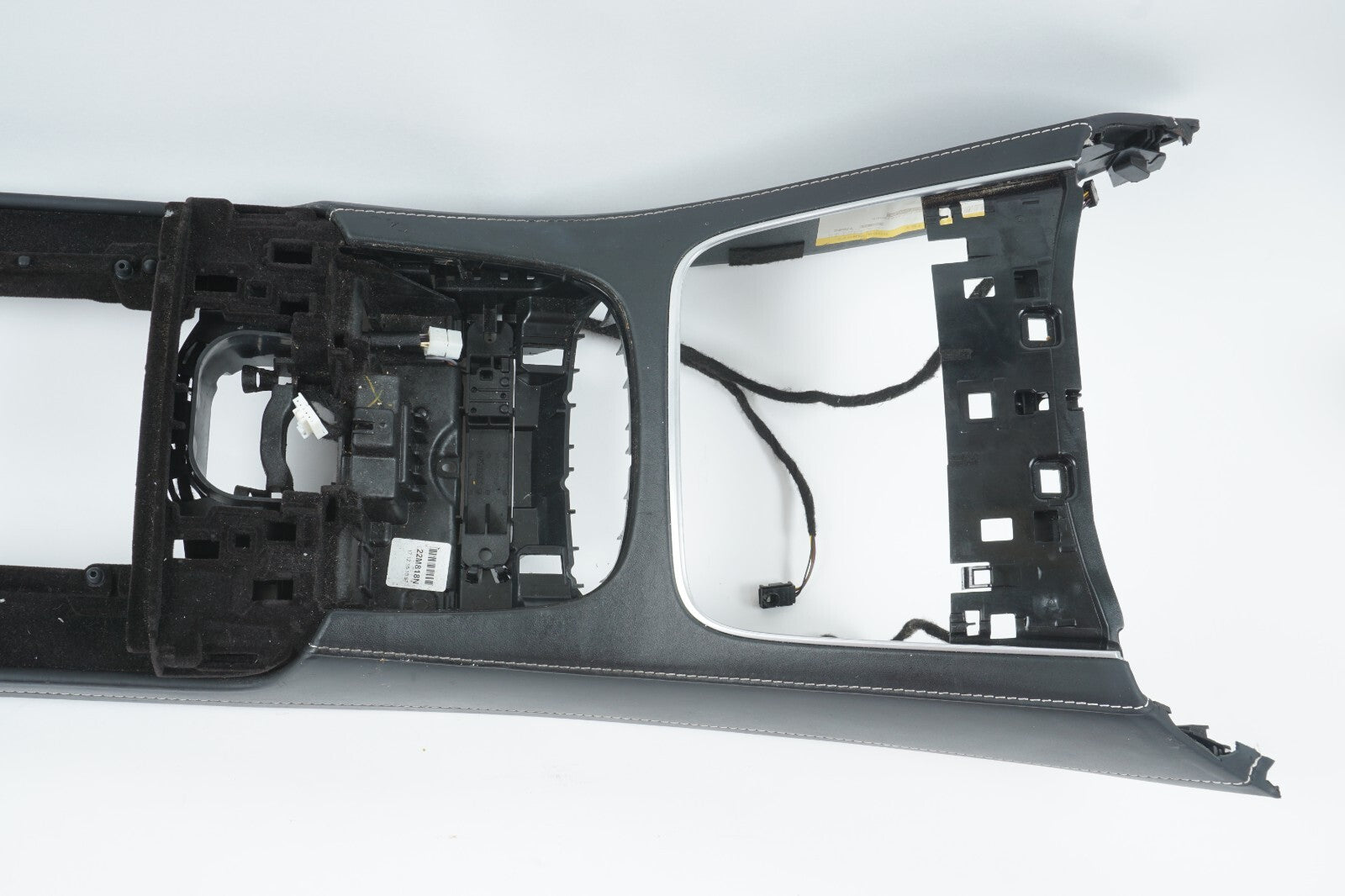 14 - 17 Mercedes W222 S600 S550 Center Console Trim Panel w/ Wire Harness OEM