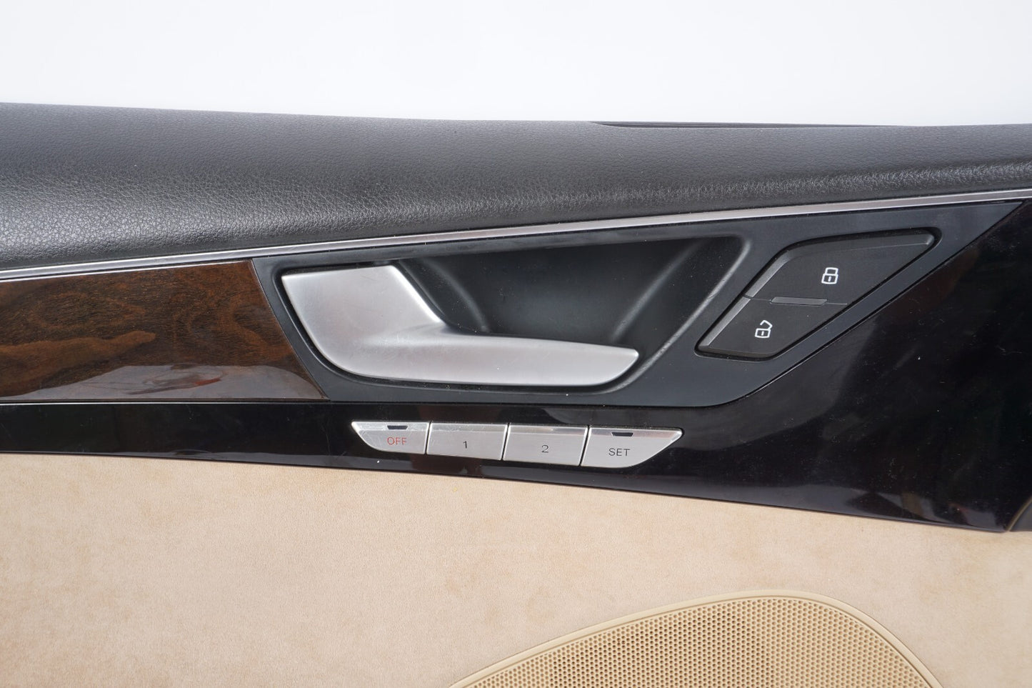 2012 - 2017 AUDI A8L A8 FRONT LEFT DRIVER DOOR PANEL TRIM  OEM