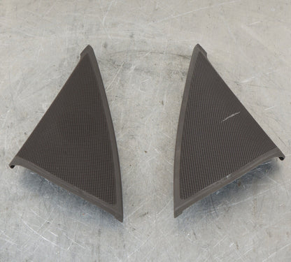 08-14 Mercedes W204 C250 Front Left & Right Door Panel Tweeter Speaker Cover Set
