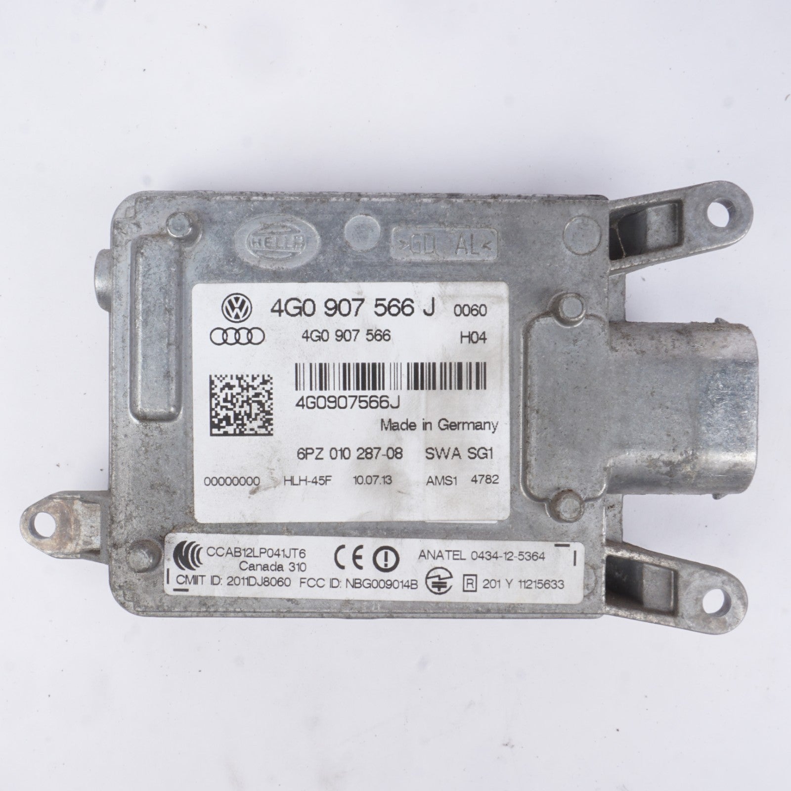 2012 - 2018 Audi A7 Rear Left Side Blind Spot Control Module OEM
