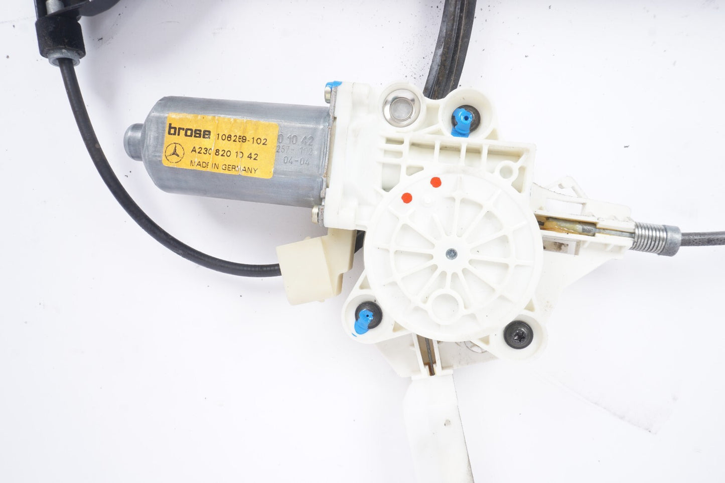 03-12 Mercedes SL500 SL55 Front Right Passenger Window Regulator & Motor OEM