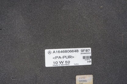06-11 MERCEDES ML320 ML350 ML500 GL350 GL450 GL550 REAR BLACK FLOOR MATS RUGS
