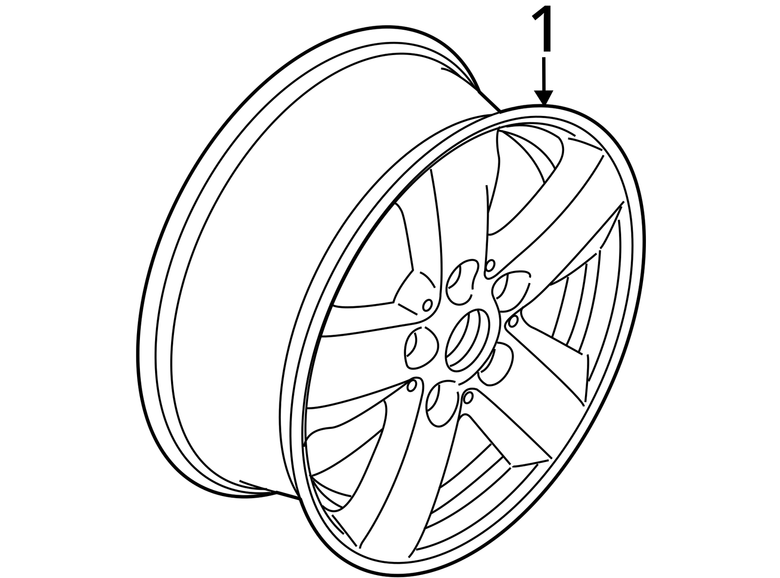 2014 - 2019 Mini Cooper Wheel Rim 15" OEM