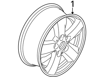 2014 - 2019 Mini Cooper Wheel Rim 15" OEM