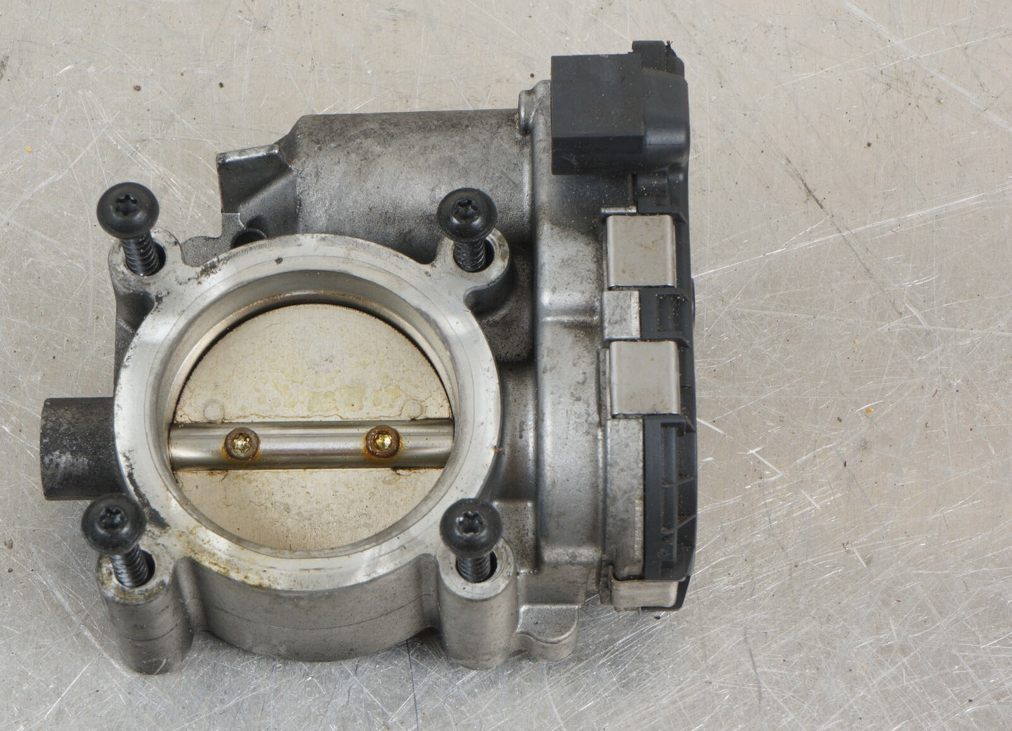 12-14 MERCEDES W204 C204 1.8L M271 ENGINE THROTTLE BODY W/ PIPE & VALVE OEM
