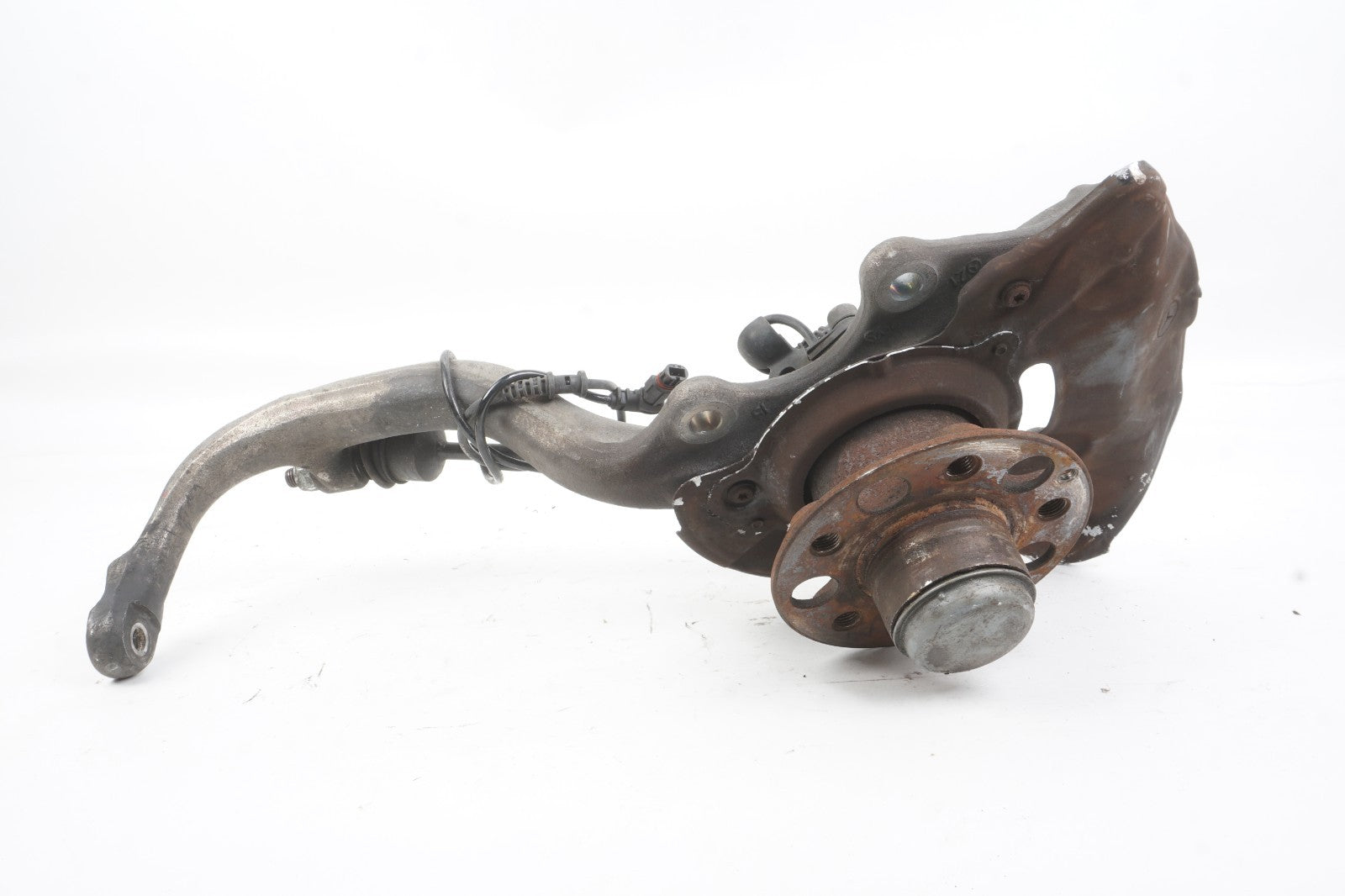 07-14 Mercedes W221 S550 RWD Front Left Wheel Carrier Spindle Knuckle Hub OEM