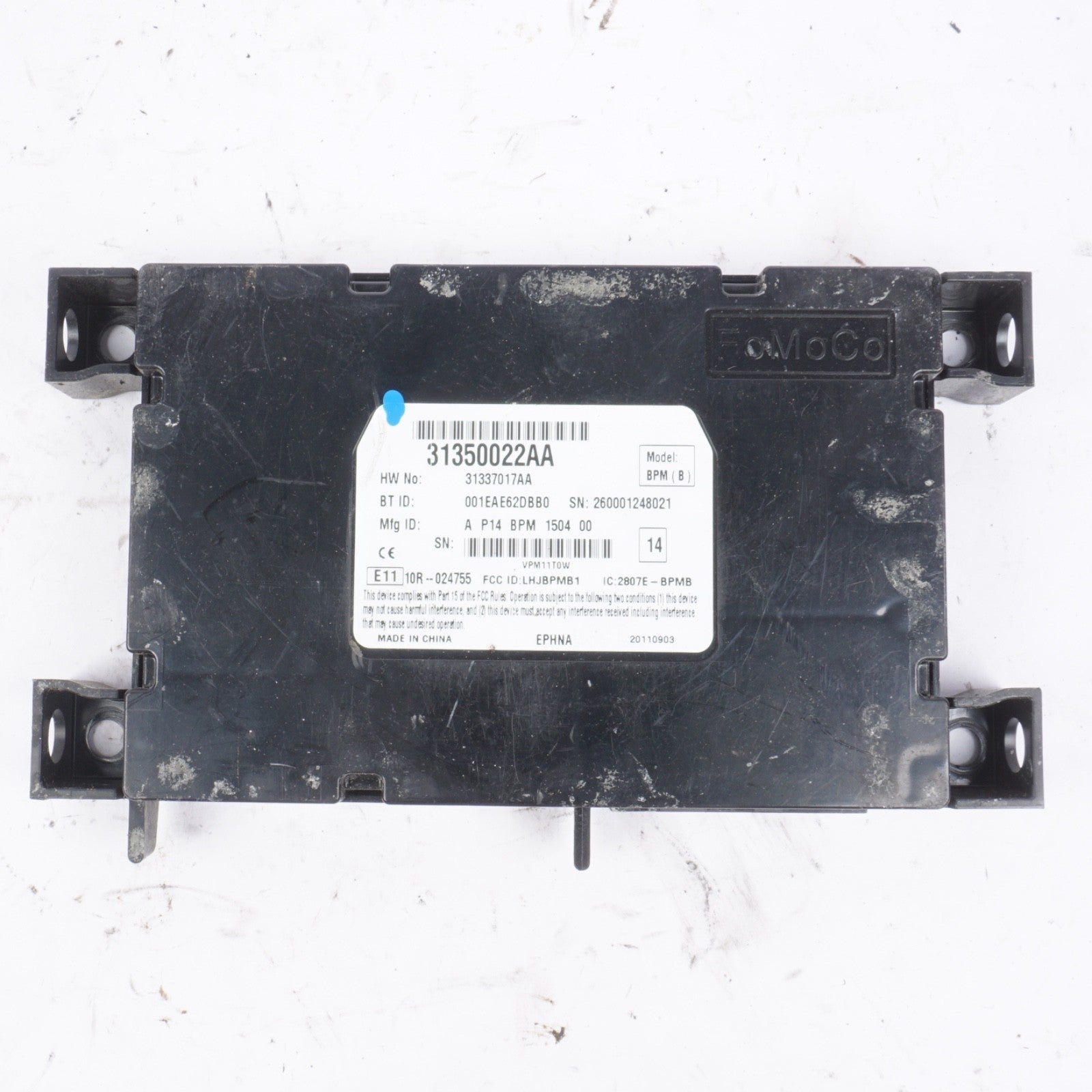 11 12 13 Volvo C70 Telephone Control Module 31350022AA