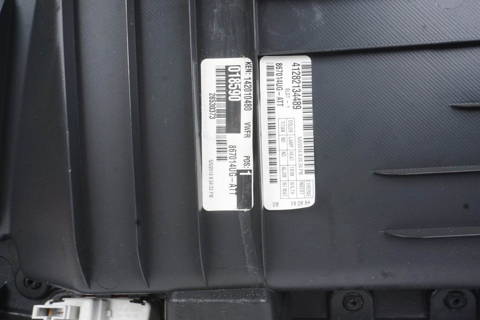 2012-2019 Volkswagen Passat Front Right Passenger Door Panel Trim OEM