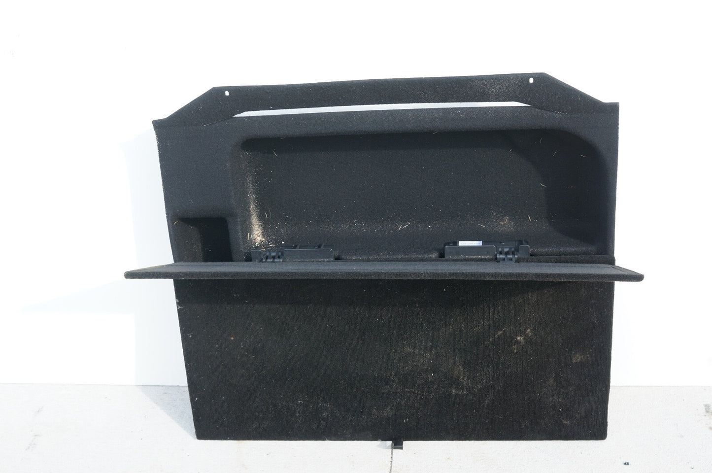07-13 Mercedes W221 S550 S63 AMG Trunk Floor Cover Panel 2216901441 Black OEM