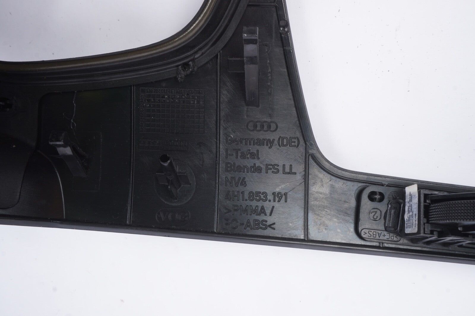 2011-2018 AUDI A8 L S8 D4 STEERING COLUMN SHROUD COVER W/ SPEEDOMETER TRIM OEM