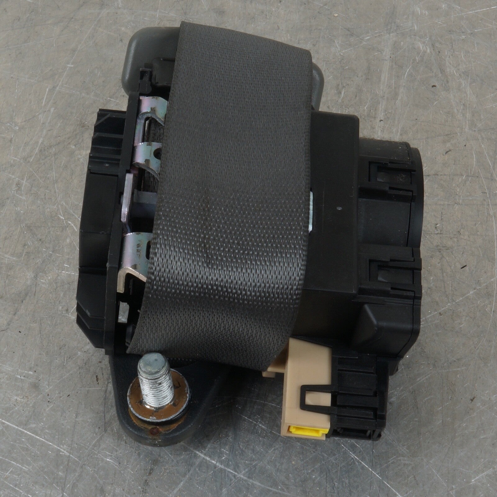 07-10 Mercedes W216 CL550 Front Left Driver Side Seat Belt Gray  2168600585 OEM