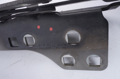 03-08 MERCEDES-BENZ R230 SL500 FRONT LEFT / RIGHT HOOD HINGE SET PAIR OEM
