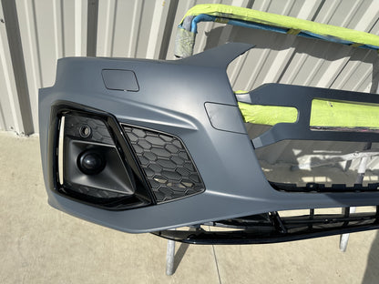 2021 AUDI A5 S5 S-LINE FRONT BUMPER COVER OEM WITH SIDE GRILLES