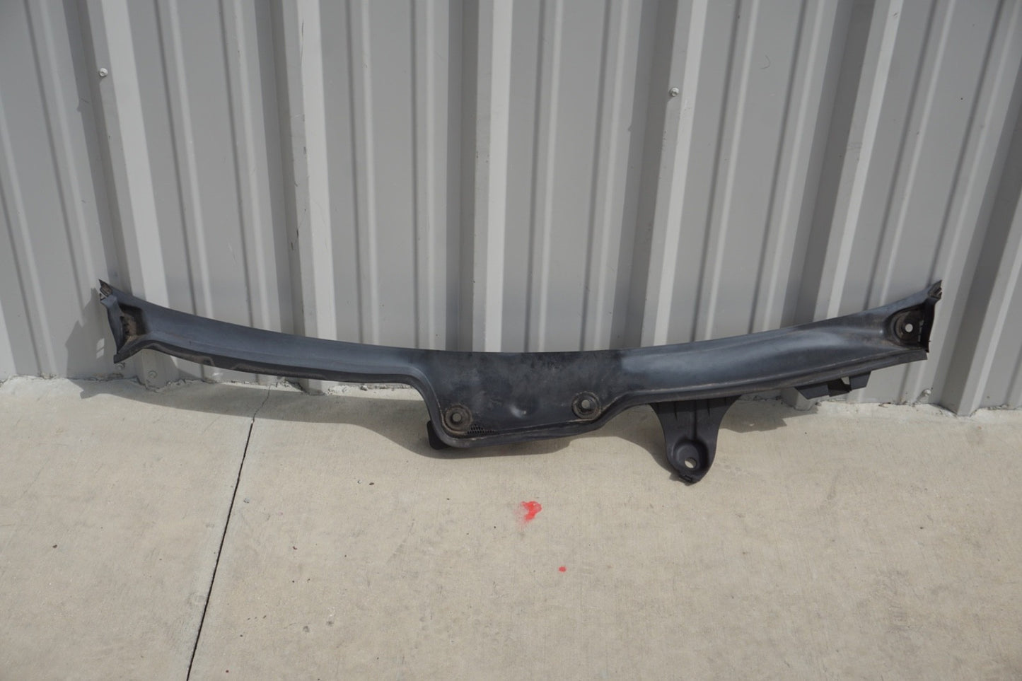 07-13 MERCEDES S550 W221 WINDSHIELD COWL PANEL BAFFLE WATER DRIP COVER OEM