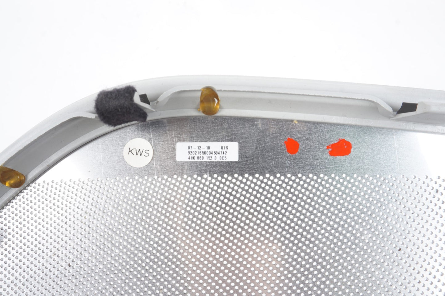 2011-2017 Audi D4 A8 A8L Front Right Door Speaker Grille Cover B&O OEM
