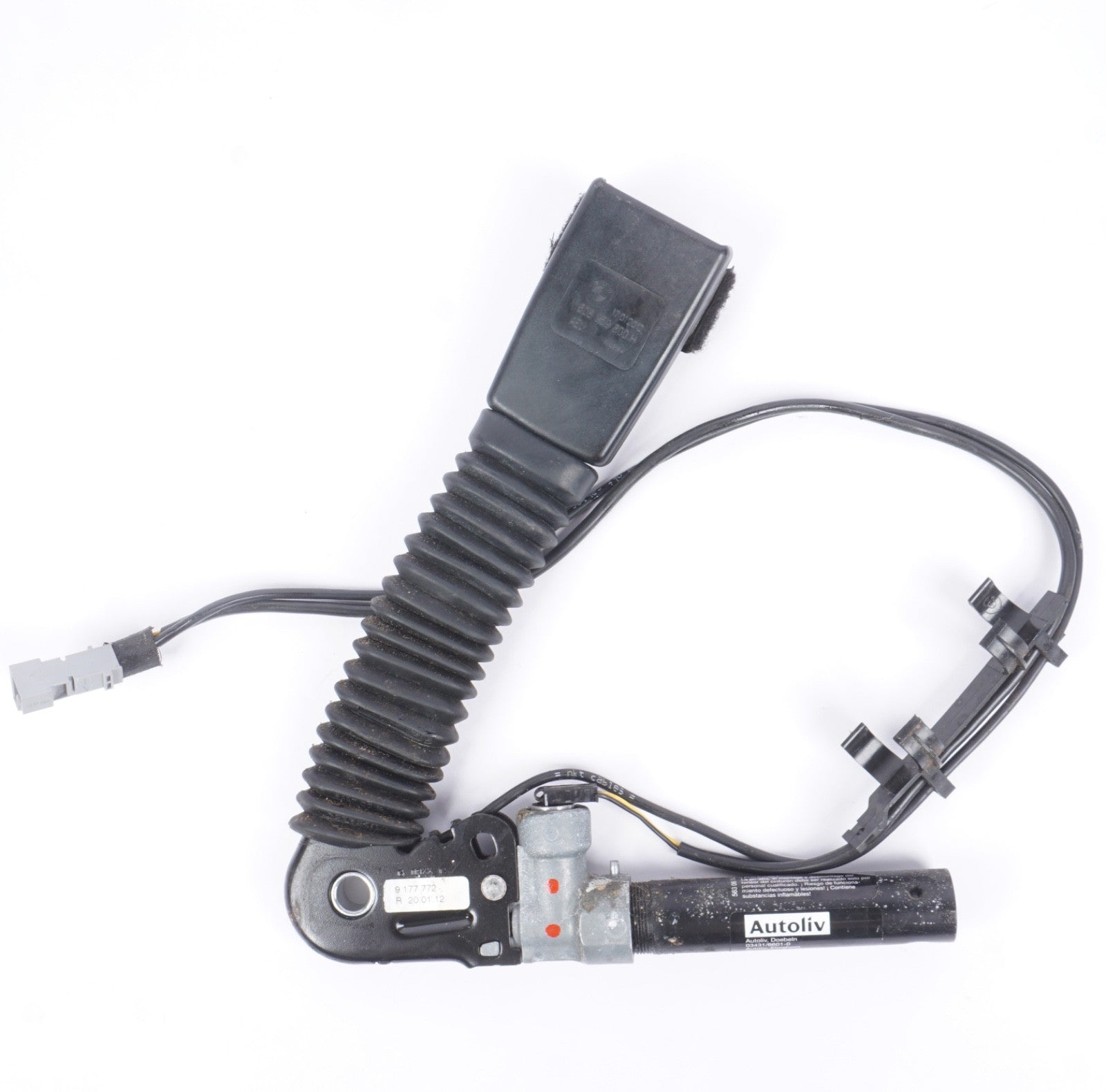 07-09 BMW E92 E93 FRONT RIGHT PASSENGER SIDE SEAT BELT BUCKLE