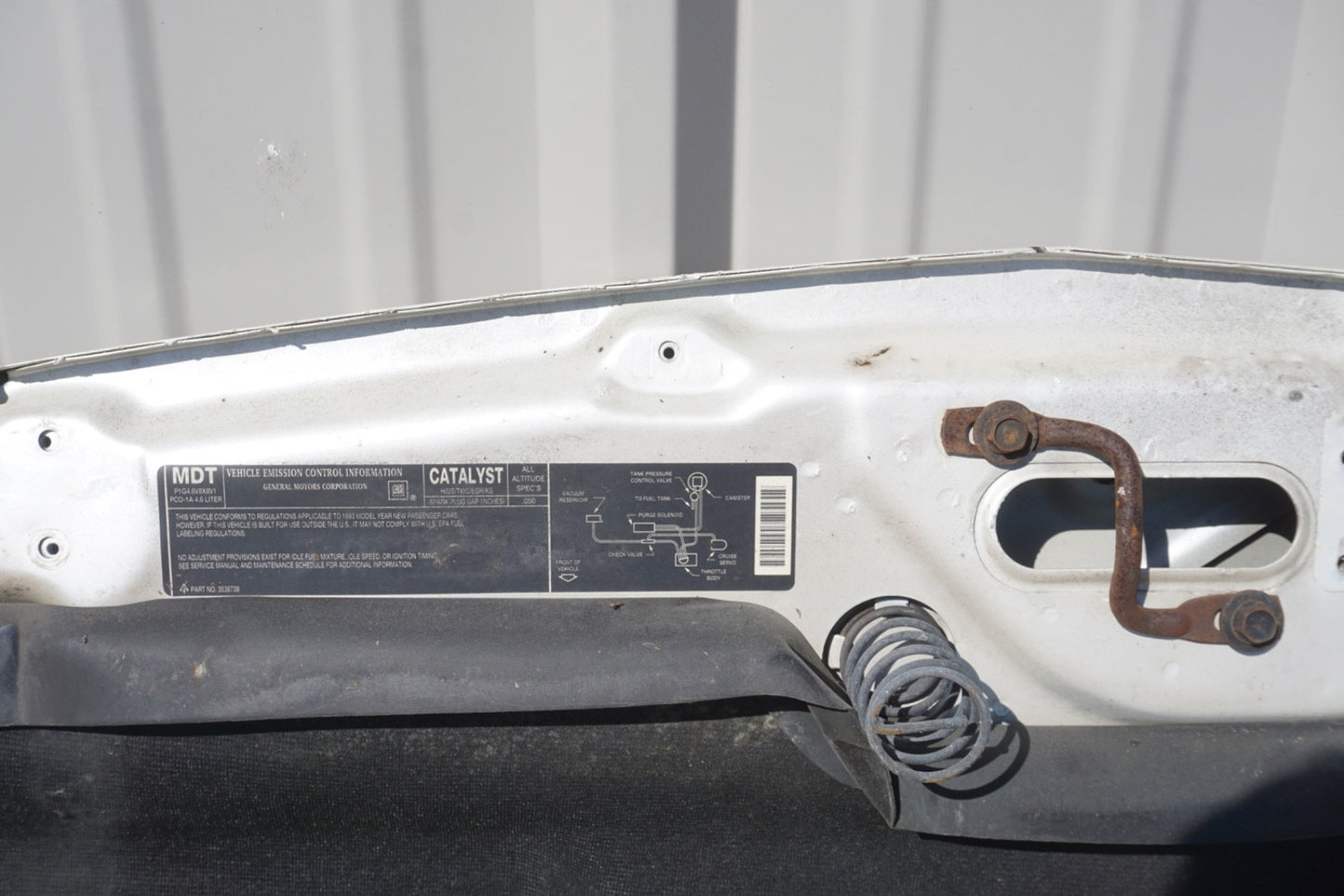 1987 - 1993 Cadillac Allante Hood Bonnet Cap OEM