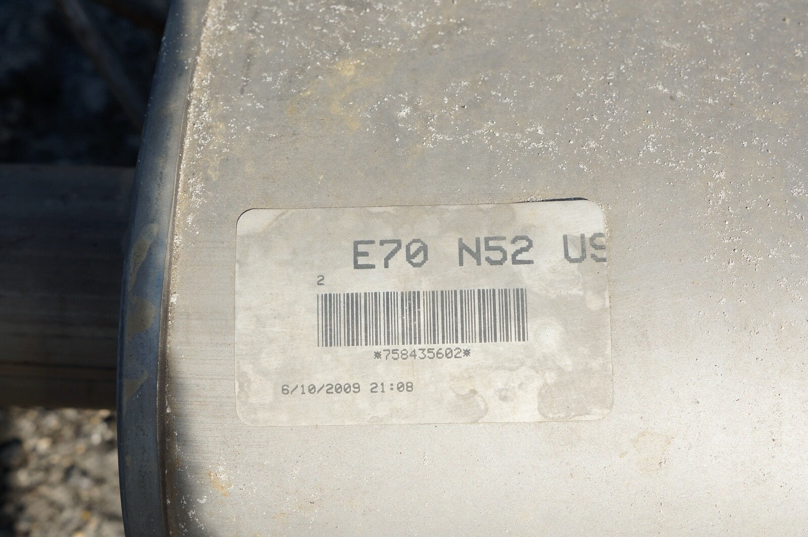 2007 - 2010 Bmw X5 E70 3.0L Exhaust Muffler Silencer Tail System Pipe Rear Oem