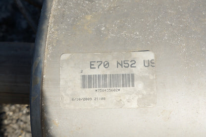 2007 - 2010 Bmw X5 E70 3.0L Exhaust Muffler Silencer Tail System Pipe Rear Oem