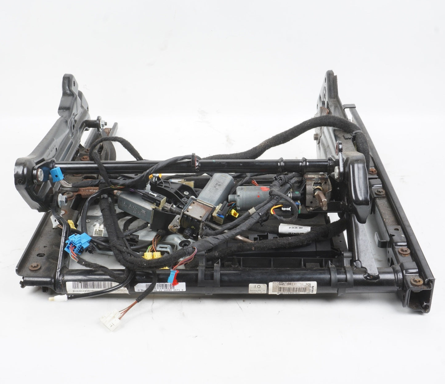 07-13 Mercedes W221 S550 S600 S63 AMG Front Left Lower Seat Rail Track Frame Oem