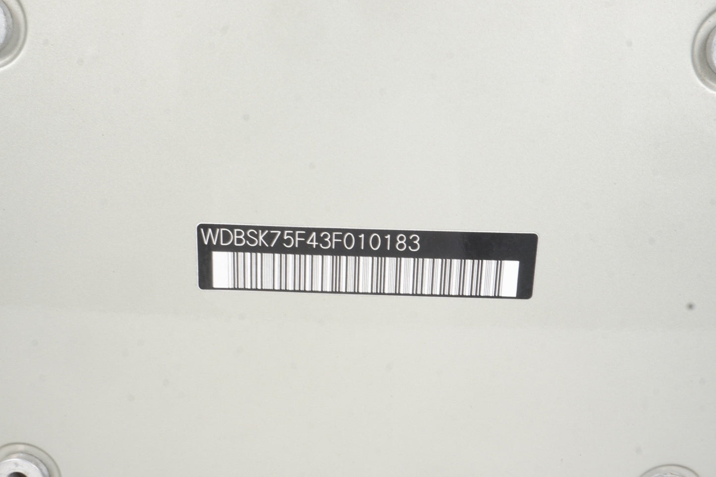 2003 - 12 Mercedes R230 SL500 SL550 SL55 AMG Trunk Lid License Plate Holder OEM